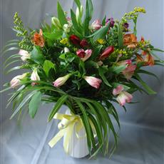 Alstromeria Vase- Beaufort local delivery only