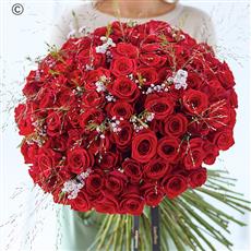 Lavish Valentine's Red Rose Hand-tied