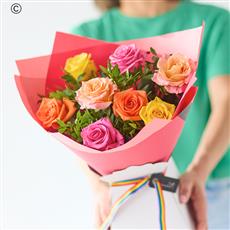Rainbow Roses Giftbox- Size 1