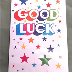 Good Luck Greetings Card- local orders only