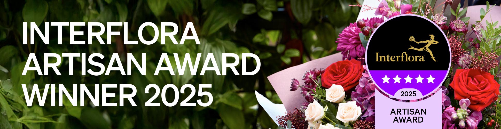 Inteflora Artisan Award Winner 2025